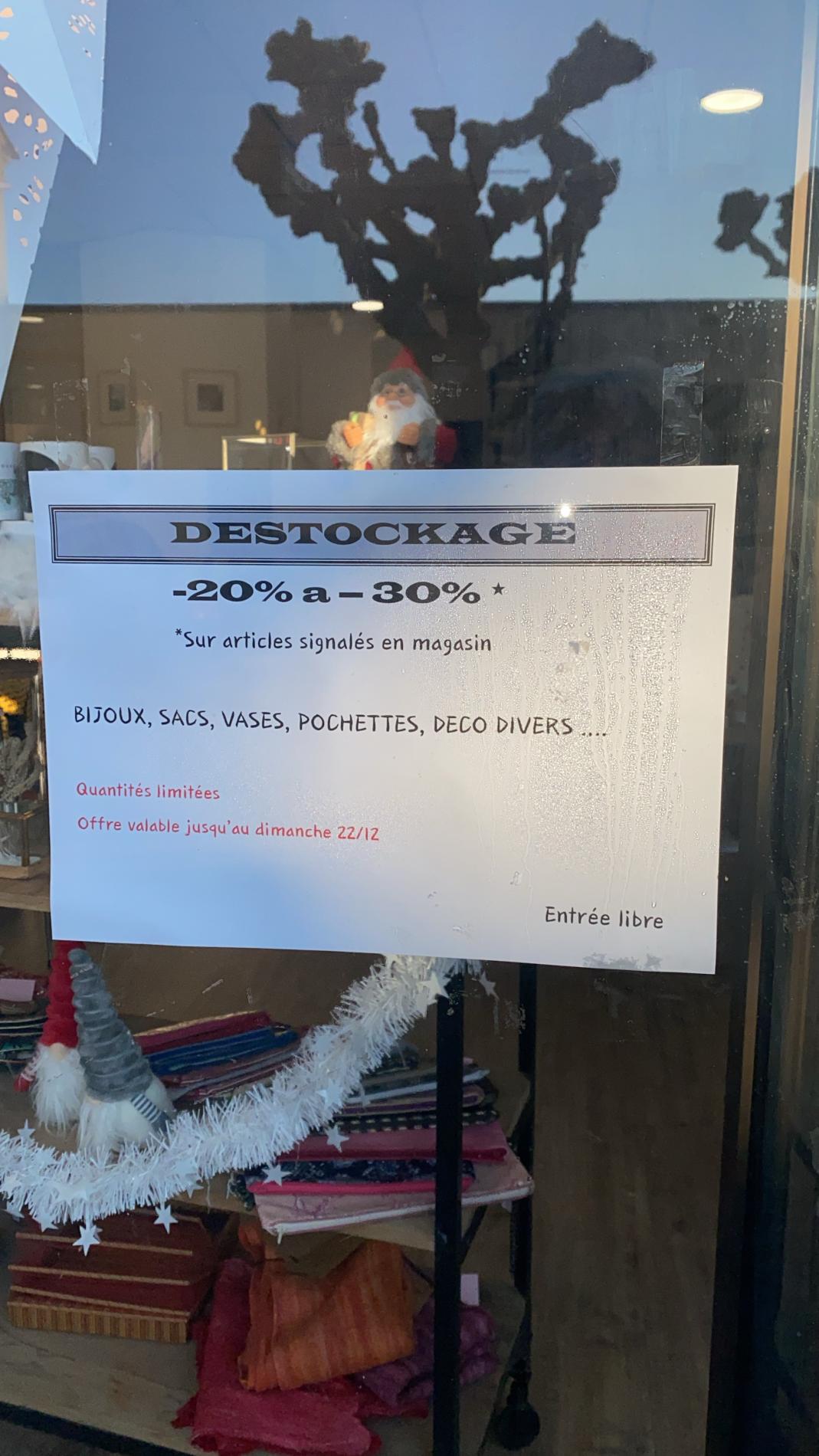 DESTOCKAGE