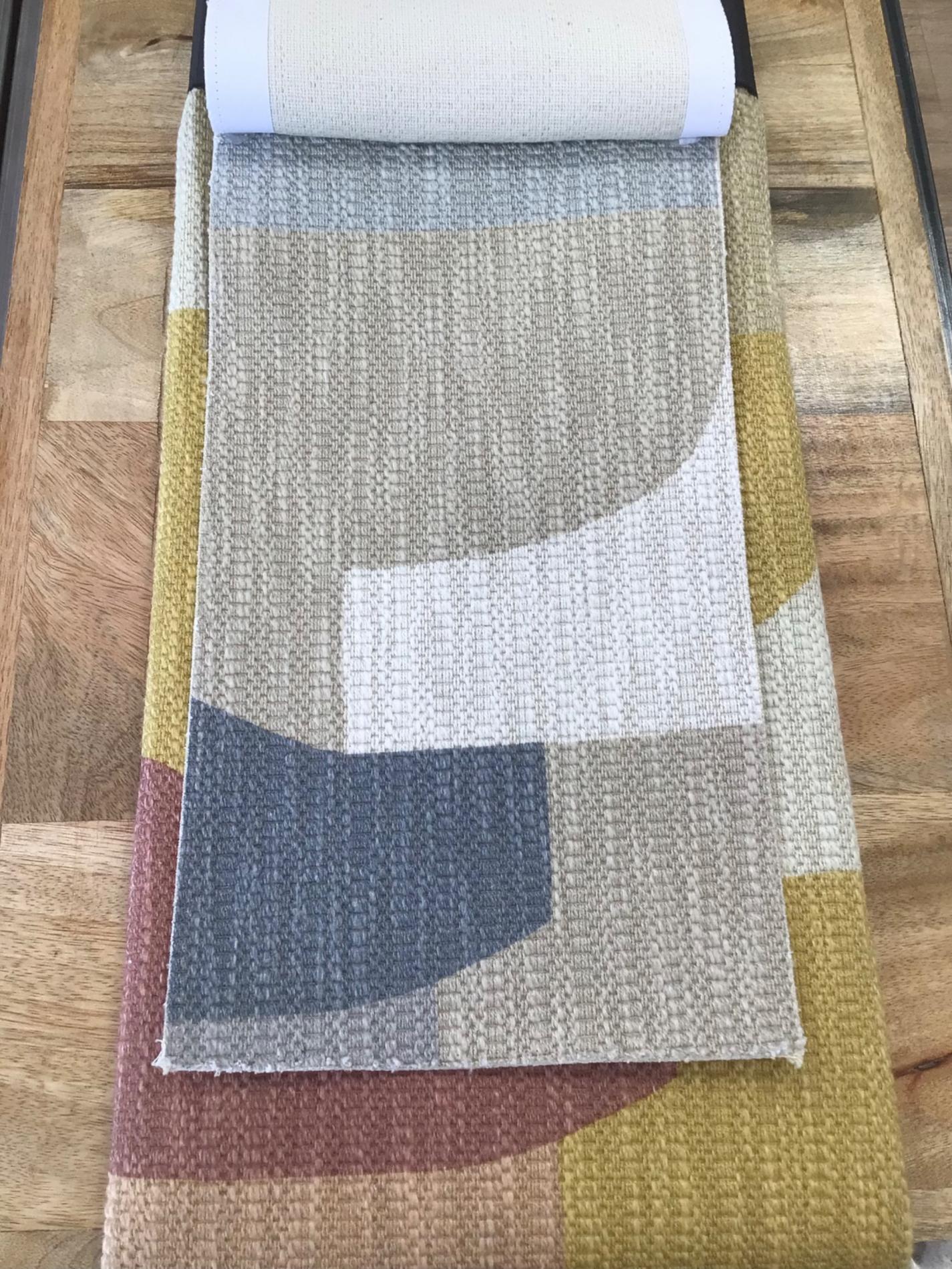 Siège type scandinave bleu